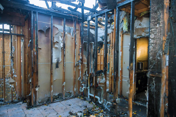 Professional Soot Cleanup technician working in Jessup, MD